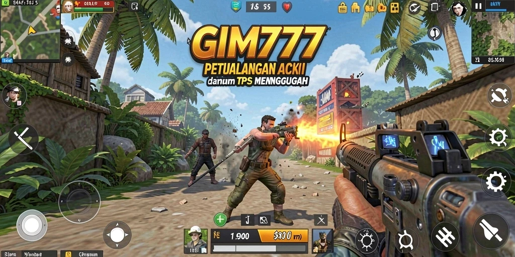 GIM777 menampilkan aksi pertempuran TPS yang mendebarkan.
