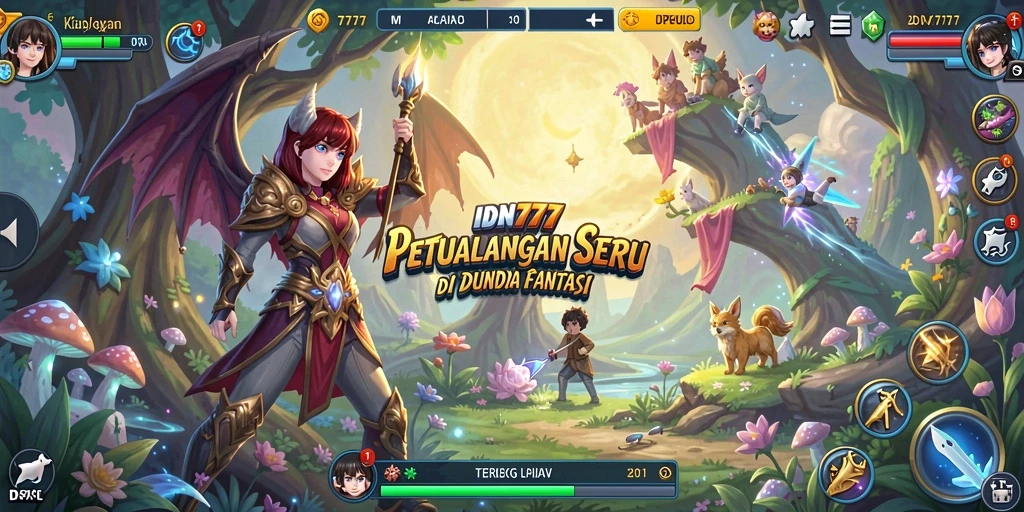 Screenshot gameplay IDN777 dengan aksi petualangan yang seru.