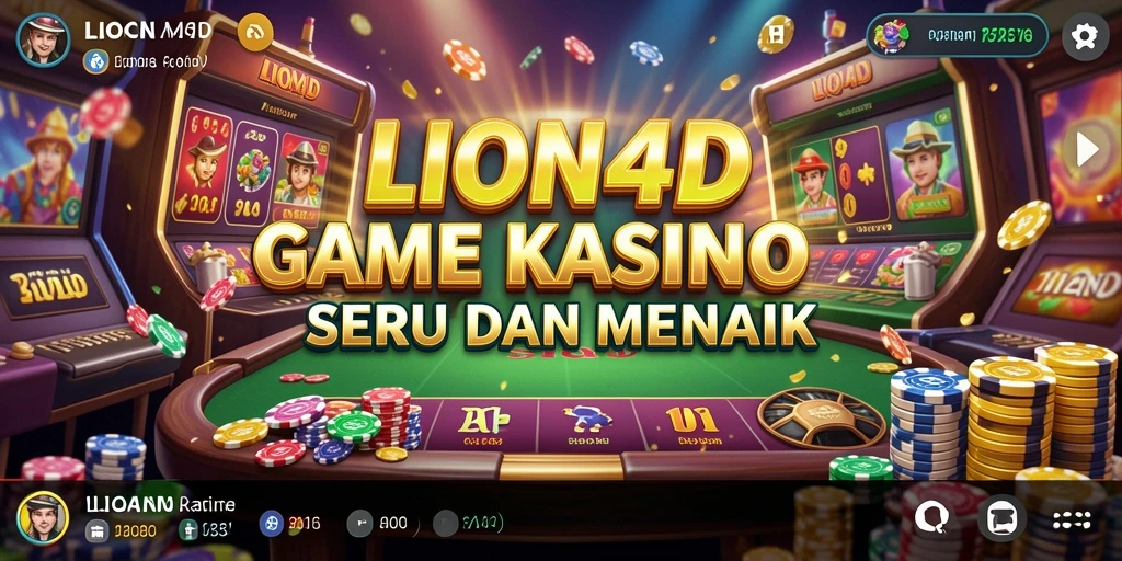 Tampilan gameplay LION4D yang menakjubkan dan interaktif.