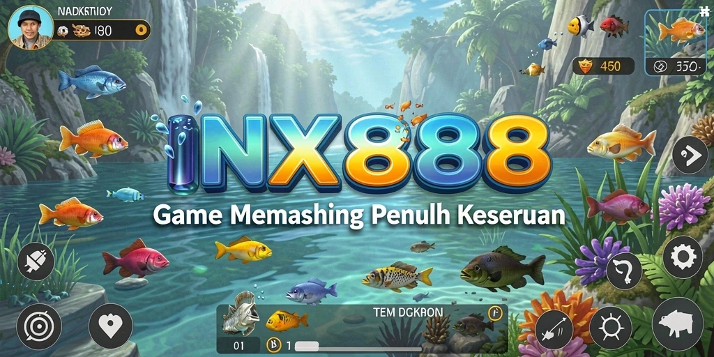 Gameplay NX888 menampilkan pengalaman memancing yang seru dan menantang.