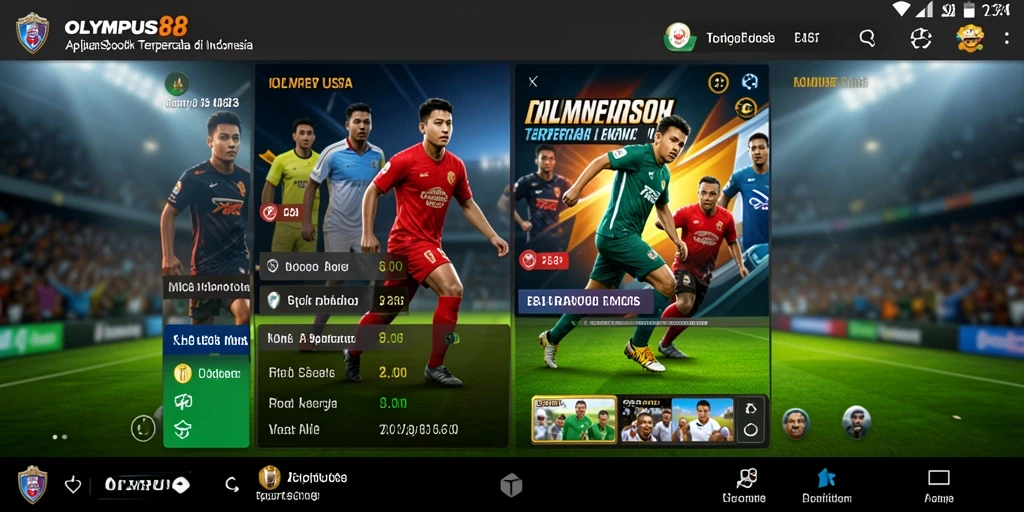 Screenshot utama OLYMPUS88 menampilkan tampilan taruhan olahraga yang menarik.